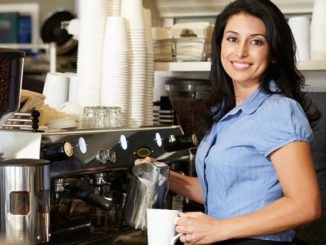 Dolgozz Coffee Lady alapvető feladatait, hogy hol találja megüresedett