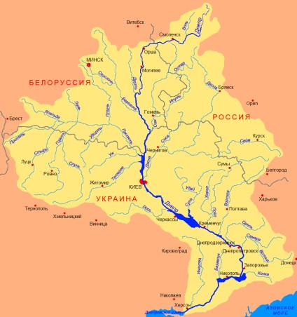 Dnyeper folyó (Fekete-tenger medencéje)