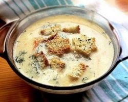Recept sajt csirkeleves (leves) Recept sajt leves csirkehússal