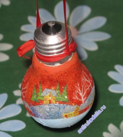 Házi Christmas Toy az izzó (master osztály), antirukodelie (játék) Házi Christmas Toy az izzó (master osztály), antirukodelie