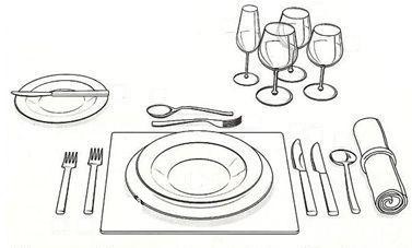 Táblázatot vacsorára kép, a hagyományos szabályok és ajánlások