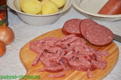 Szoljánka burgonya, Salsola húst burgonyával