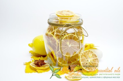 Szárított citrom - lépésről lépésre recept fotókkal