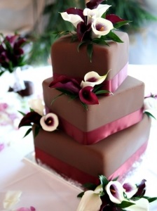 Esküvői torta Calla liliom (sütemények) Esküvői torta Calla liliom