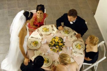 Esküvői etikett, hogy hogyan néz ki és úgy viselkednek, megfelelő