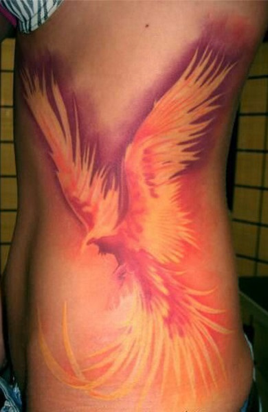 Phoenix tetoválás - azaz tetoválás vázlatok és fényképek