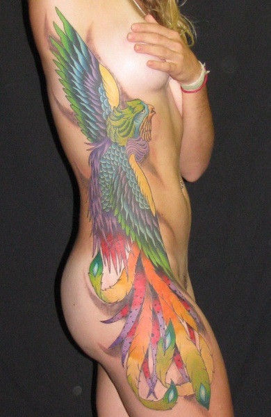 Phoenix tetoválás - azaz tetoválás vázlatok és fényképek