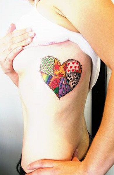 Татуювання серце - значення, ескізи тату і фото
