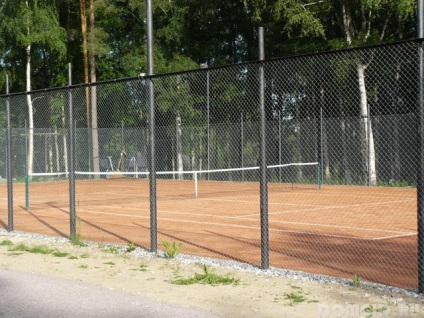 Teniszpálya a kertben saját keze (kéz) Teniszpálya a kertben saját keze