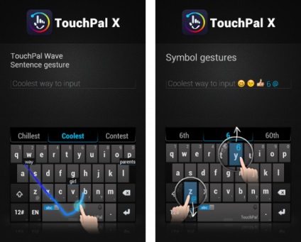 TouchPal x a leggyorsabb billentyűzet (álló) TouchPal x a leggyorsabb billentyűzet