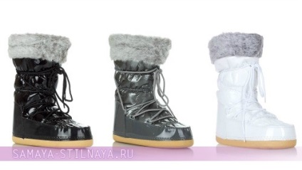 Trend a szezon robotok csizma, a legstílusosabb (robotok fur trim) Trend a szezon csizma robotok, a legstílusosabb