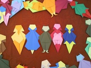 Oktatóanyagok létrehozásával emberi origami lépésről lépésre fotók és videó u