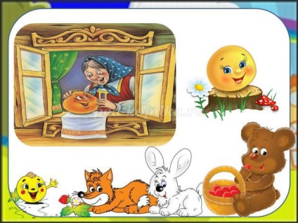 Kvíz gyerekeknek 3-6 éves a mese „The Gingerbread Man” a bemutatása