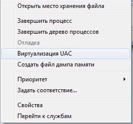 Virtualizáció UAC - felhasználói támogatás Windows 7-xp (egyes) Virtualizáció UAC - felhasználói támogatás Windows 7-xp