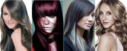 Cool haj szín - fény, sötét piros, és hogyan kell választani festék vélemények