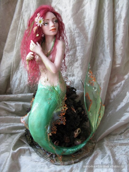 Babák Mermaid (ooak Alena novchenkovoy) Babák hableány