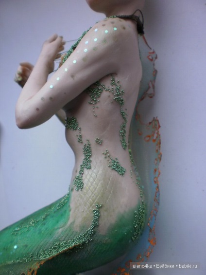 Babák Mermaid (ooak Alena novchenkovoy) Babák hableány