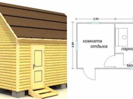 Bani 3x4 funkciók belső elrendezés és a kivitelező kiválasztásának, külön gőzfürdő és mosogató