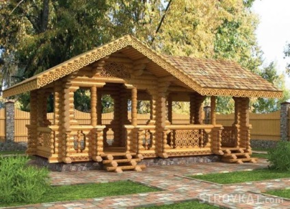 Gazebos és pavilonok - okok, udvar, kert, hétvégi ház (építőipari vállalatok) Gazebos és pavilonok - okok, udvar, kert, hétvégi ház