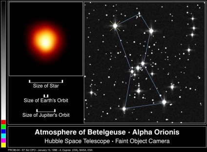 Betelgeuse az Orion