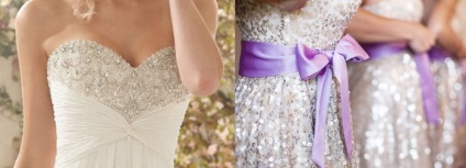 Ragyogó esküvői ruhák - mit és hogyan kell kiválasztani, fotó