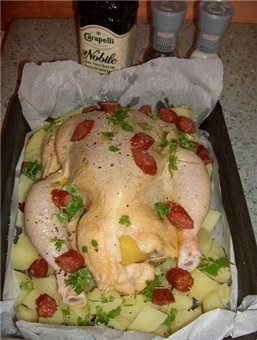 Élelmiszer kolbász receptek fényképpel (só, őrölt fekete) Edények kolbász recept fotókkal