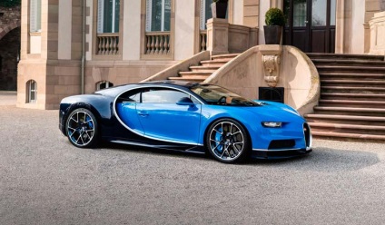 Bugatti Chiron (Bugatti Sharon) ár rubel 2017-ben, funkciók, fotók