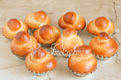 Brioche zsemle - a receptet fényképpel (briós) Brioche zsemle - a recept egy fotó