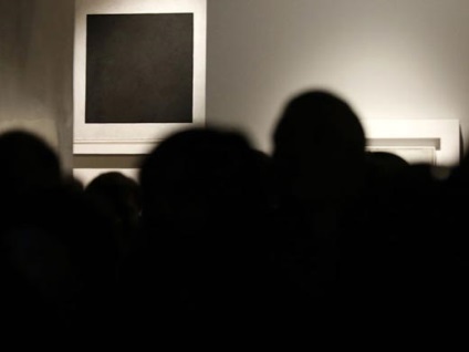 Fekete négyzet Kazimira Malevicha rejti a két színes képek
