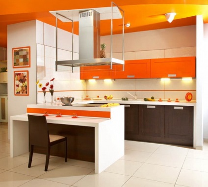 Mi a tervezés egy világos konyha - fotók, lakberendezési ötletek