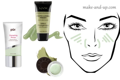 Színes arc korrekció, vagy színes korrigáló, make - up (szín) Színes arc korrekció, vagy színes korrigáló, hogy - akár