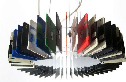 Dekoratív és hasznos cikkeket floppy lemezek