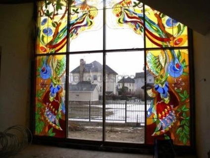 Decor ablakok a kezüket - típusú dekoratív film