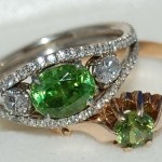 Demantoid - a zöld kő gránát, hasznos jelemzői (kő) Demantoid - a zöld kő gránát, előnyös tulajdonságait az ásványi