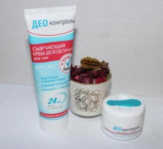 Deo ellenőrzés Foot Cream, használati utasítások, ár, szerkezet, vélemények, fotók