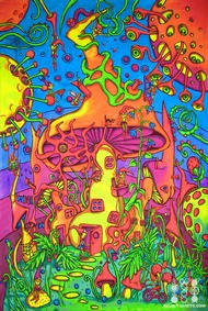 Az akció a hallucinogén gombák (az akció a hallucinogén gombák) Az akció a hallucinogén gombák