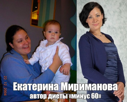 Diet Ekateriny Mirimanovoy Diet Ekateriny Mirimanovoy