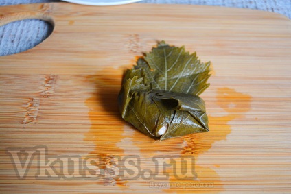 Dolma örmény recept egy fotó (fokhagymás mártással)