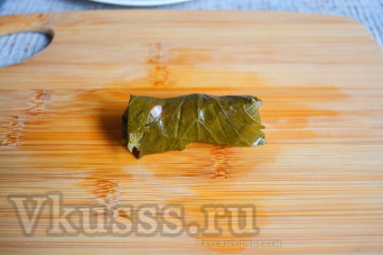 Dolma örmény recept egy fotó (fokhagymás mártással)