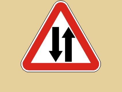 Útjelzési kétirányú forgalom (jel) Kétirányú forgalom, út, aláír