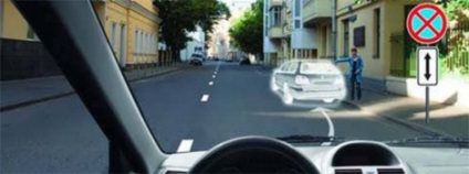 Útjelzési „Stop tilos”, SDA vezetéken (megálló tilos) Útjelzési „Stop tilos”, az SDA Online