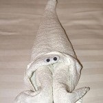 Alakok törölközők kezük (saját) Alakok törölközők a kezüket