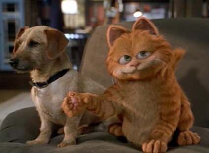 Garfield a film szereplői, telek, értékelés (film) Garfield film szereplői, telek, vélemények