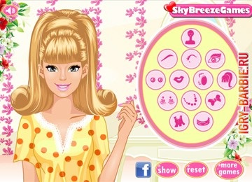 Játékok Barbie smink (Barbie) Játékok Barbie átalakítása