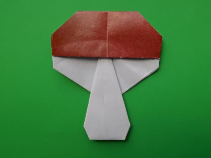 Arról, hogy hogyan teszik gomba origami papír