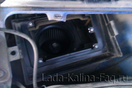 Utasítás kabin szűrő csere autó viburnum (Kalina)