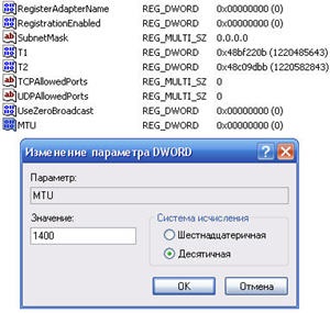 Átméretezése MTU az ablakok - ZYXEL (windows) Változás MTU az ablakokat - ZYXEL
