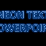Hogyan adjunk a hatása neon fénye szöveg PowerPoint prezentáció 2010