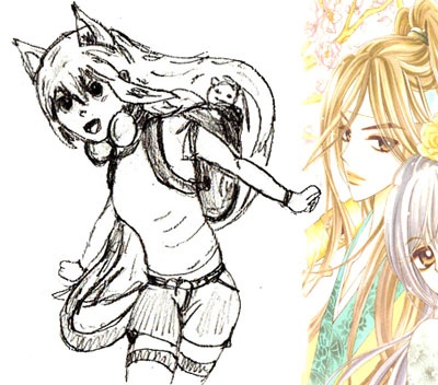 Hogyan kell felhívni a manga rajz ceruzával manga szakaszban (ábra manga) Hogyan kell felhívni a manga, rajz manga fokozatosan ceruza