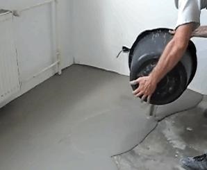 Hogyan orvosolható a padlóra a lakásban a kezével, hogyan kell kötni a saját kezét, száraz